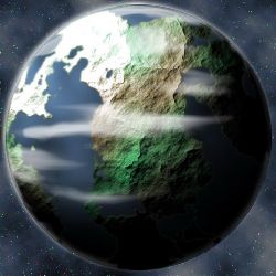 Enhanced planet with lighting